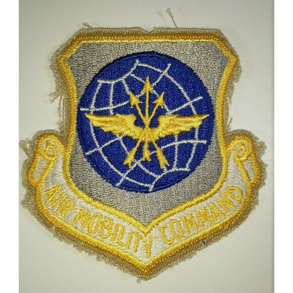 Air Force Air Mobility Command Shield Logo 3" Iron-on Patch - Picture 1 of 2